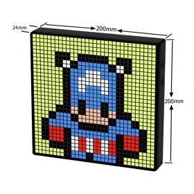 LED Display Sign: 4 Packs Large Size LED Matrix Panel Pixel DIY Graffiti Programmable LED Scrolling Sign Animations Patterns Text